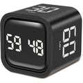Timer, single-count mode, 5/10/30/60-minute countdown, vibration and adjustable sound alarm.